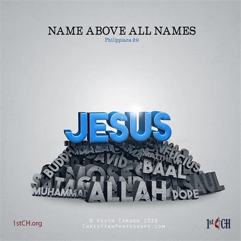 Name Above All Names .